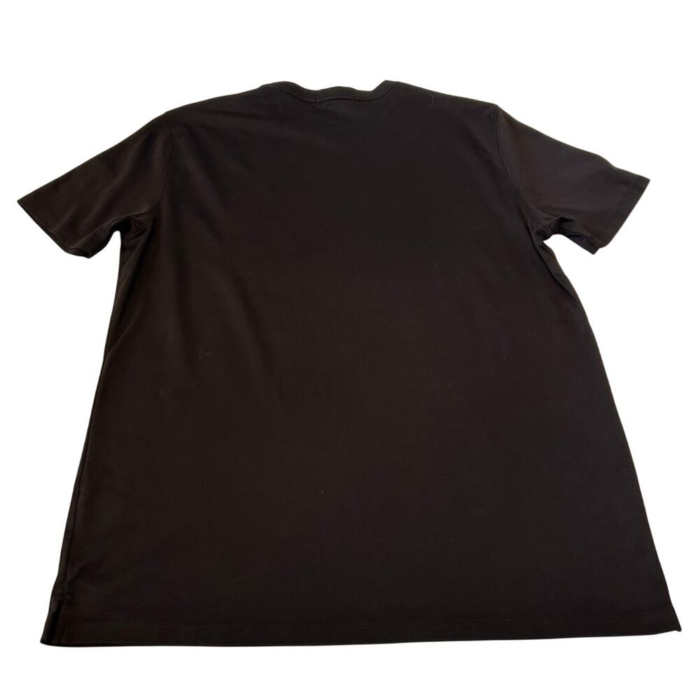 Robert Barakett Men's Crewneck T Shirt Dark Chocolate Brown Cotton XL Casual